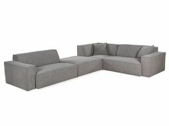 Deba Meubelen Hoekzetel UPPER EAST - Lightgrijs Lichtgrijs aanbieding