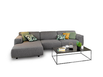 Zetel Hoeksalon VESTA - March Silver Grijs