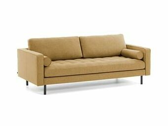 Deba Meubelen Zetel 3-zit DEBRA - Mustard Geel aanbieding