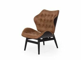 Fauteuil ROBINE - Cognac Bruin