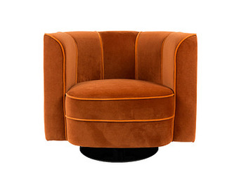 Deba Meubelen Loungezetel FLOWER - Oranje Oranje aanbieding