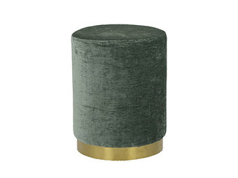 Poef POMPADOUR - Velours Groen Groen