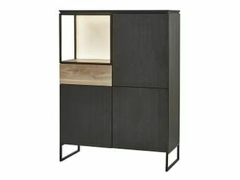 Deba Meubelen Barkast PORTOFINO - Bovenblad Black Zwart aanbieding