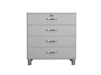 Deba Meubelen Commode MALIBU - Aluminium Grijs aanbieding