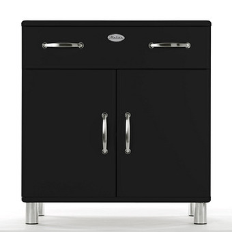 Deba Meubelen Commode MALIBU - Zwart Zwart aanbieding