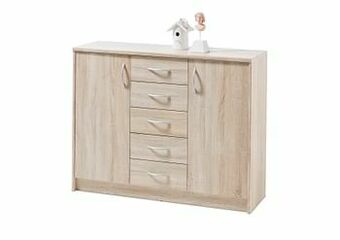 Deba Meubelen Kast commode OPTIMUS - Sonoma eik Hout aanbieding