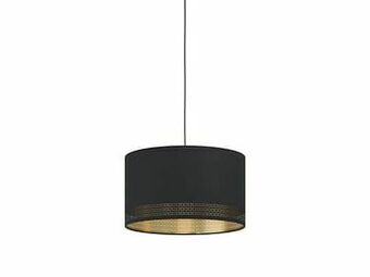 Deba Meubelen Hanglamp ESTEPERRA smal - Zwart/goud Zwart aanbieding