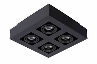 Deba Meubelen Spot XIRAX 4 spots - Zwart Zwart aanbieding