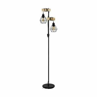 Deba Meubelen Vloerlamp TOWNSHEND 5 - Zwart Zwart aanbieding