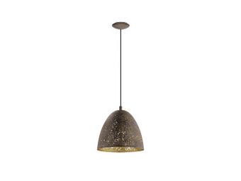Deba Meubelen Hanglamp SAFI - Bruin Goud Bruin aanbieding