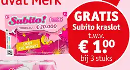 Kruidvat Subito kraslot aanbieding