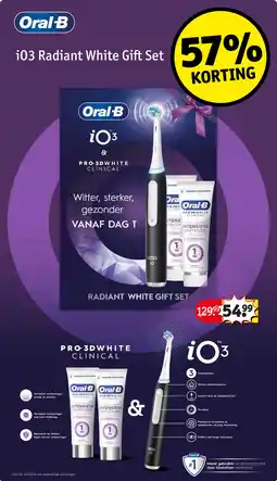 Kruidvat Oral-B iO3 Radiant White Gift Set aanbieding