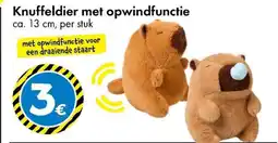 TEDi Knuffeldier met opwindfunctie aanbieding