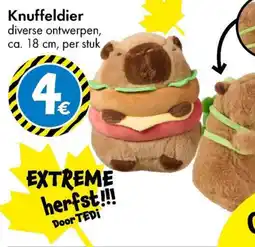 TEDi Knuffeldier aanbieding