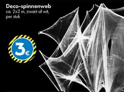 TEDi Deco-spinnenweb aanbieding