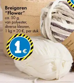 TEDi Breigaren Flower aanbieding