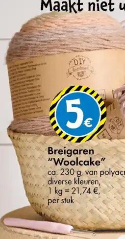 TEDi Breigaren Woolcake aanbieding