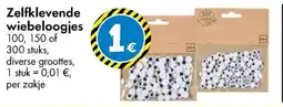 TEDi Zelfklevende Wiebeloogjes aanbieding