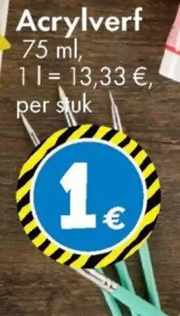TEDi Acrylverf aanbieding