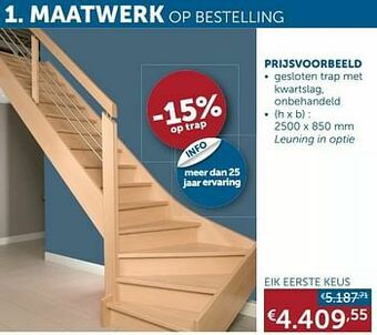 Prijsvoorbeeld eik eerste keus