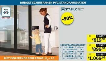 Zelfbouwmarkt Schuifraam antraciet aanbieding