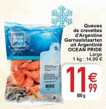 Cora Queues de crevettes d’argentine garnaalstaarten uit argentinië ocean pride aanbieding