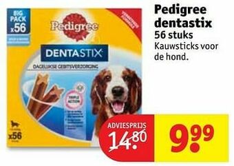 Kruidvat Pedigree dentastix aanbieding