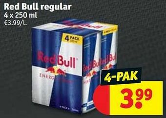 Kruidvat Red bull regular aanbieding