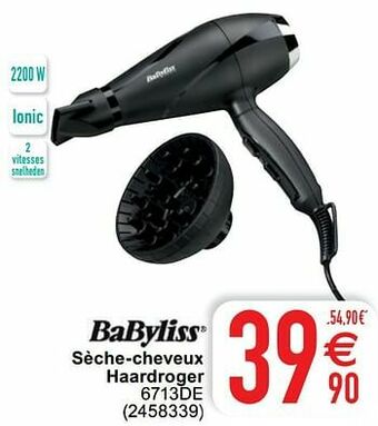 Cora Babyliss sèche-cheveux haardroger 6713de aanbieding