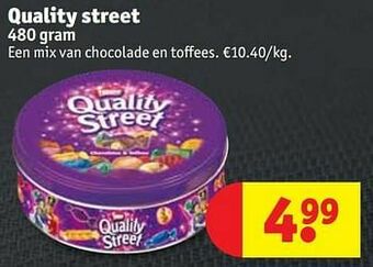 Kruidvat Quality street aanbieding