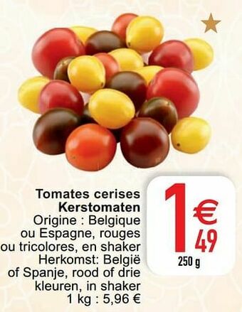 Cora Tomates cerises kerstomaten aanbieding