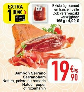 Cora Jambon serrano serranoham aanbieding