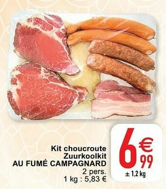 Cora Kit choucroute zuurkoolkit au fumé campagnard aanbieding