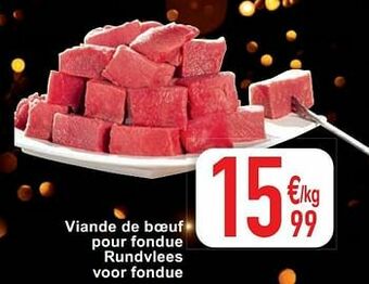 Cora Viande de boeuf pour fondue rundvlees voor fondue aanbieding