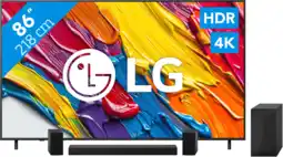Coolblue LG 86 QNED82 4K (2025) + LG DS60TR aanbieding