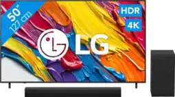 Coolblue LG 50 QNED82 4K (2025) + LG DS40T aanbieding