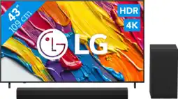 Coolblue LG 43 QNED82 4K (2025) + LG DS40T aanbieding
