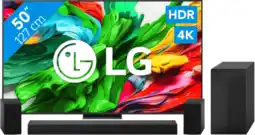 Coolblue LG 50 QNED86 EVO 4K (2025) + LG DS60TR aanbieding