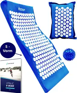 Decathlon S-vorm Spijkermat met spijkerkussen - Acupressuur massage mat met bal aanbieding