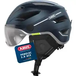 Decathlon Abus Pedelec 2.0 ACE Fietshelm - Midnight Blue aanbieding