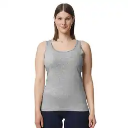 Decathlon Dames Softstyle Effen Tanktop (Sportgrijs) aanbieding