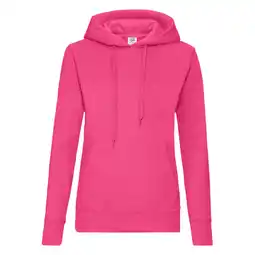 Decathlon Dames Klassieke Hoodie (Fuchsia) aanbieding