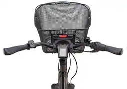 Decathlon Fietsenmand voor stuur, fijnmazig honingraatgaas aanbieding