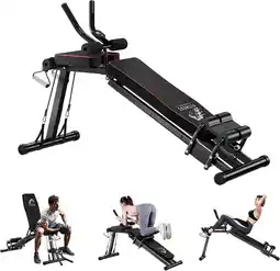 Decathlon Verstelbare krachtbank met buikspierfunctie – complete workout aanbieding