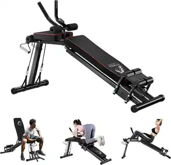 Decathlon Verstelbare krachtbank met buikspierfunctie – complete workout aanbieding