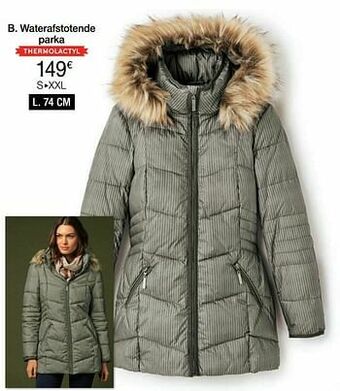 Damart Waterafstotende parka aanbieding