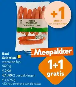 OKay Boni Selection wortelen fijn 500 g aanbieding