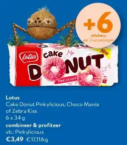 OKay Lotus Cake Donut Pinkylicious aanbieding