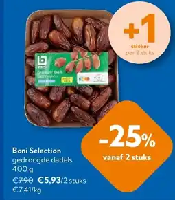OKay Boni Selection gedroogde dadels 400 g aanbieding