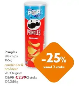 OKay Pringles alle chips 165 g aanbieding